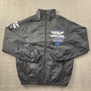 FLY Racing Jacket Adult Small Black BMX Racing Long Sleeve Causal Men's